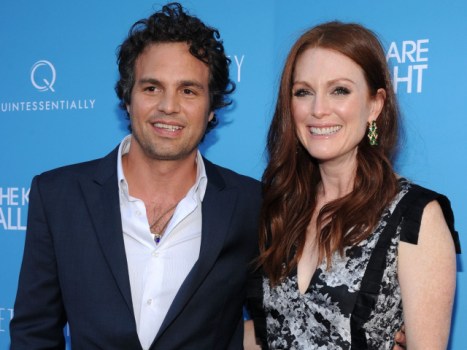 Actors Mark Ruffalo and Julianne Moore Attend the Premiere of Their New Film "The Kids Are All Right"