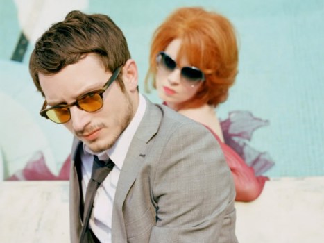 Elijah Wood and Shirley Manson for Oliver Peoples
