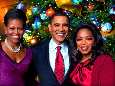 Obama Offers Oprah Touch to Michelle's Garavelli Brooch