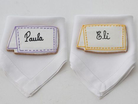 Sweet Placecard Cookies
