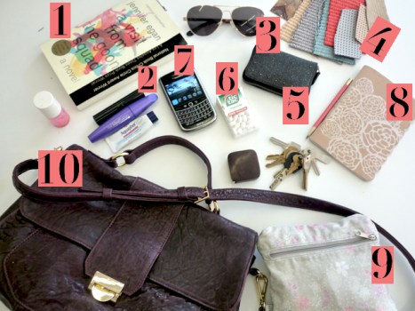 Purse Purge: Lauren Merkin Carries Doodle Pads, White Tic Tacs