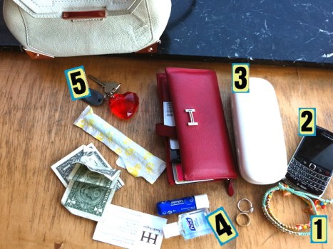 Purse Purge: The Man Repeller Packs Purell and Friendship Bracelets