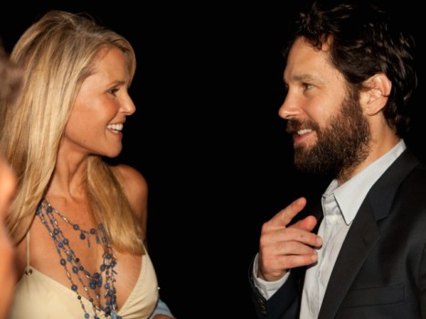 Christie Brinkley & Paul Rudd Chat at Cinema Society's "Dinner For Schmucks'" Screening After Party
