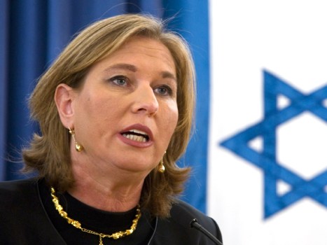 Israeli Opposition Leader Tzipi Livni Sides With Obama on Settlements