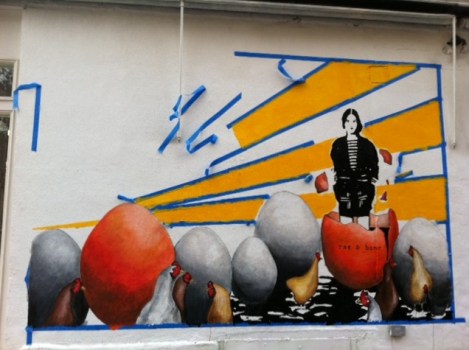 Rag & Bone's Mural Art Goes Up