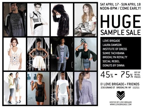 This Weekend: Brooklyn Royalty & Co. Indie Label Sample Sale