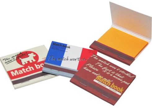 Matchbook Notepads