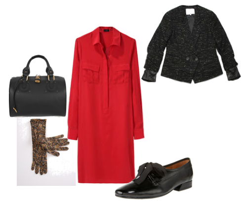 One Red Dress Five Ways