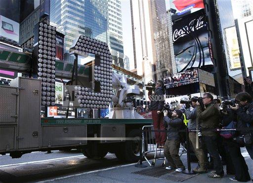 Annual Ball Drop in Times Square 