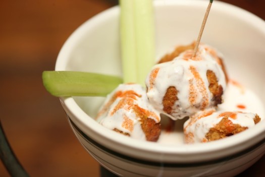 RECIPE: The Meatball Shop's Mini Buffalo Chicken Balls