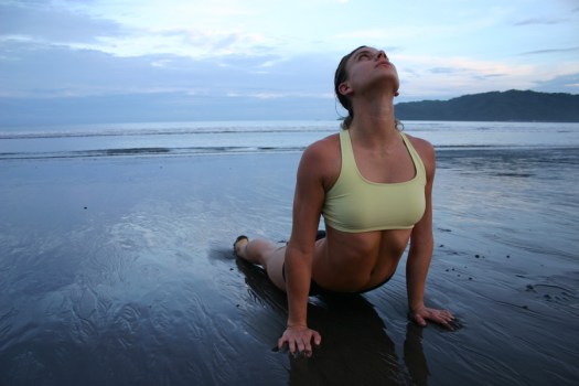 Beach Yoga in Rockaway, Queens