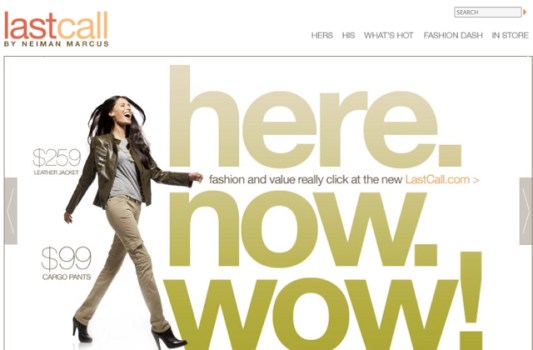 Neiman Marcus Launches Its "Last Call" E-Commerce Site