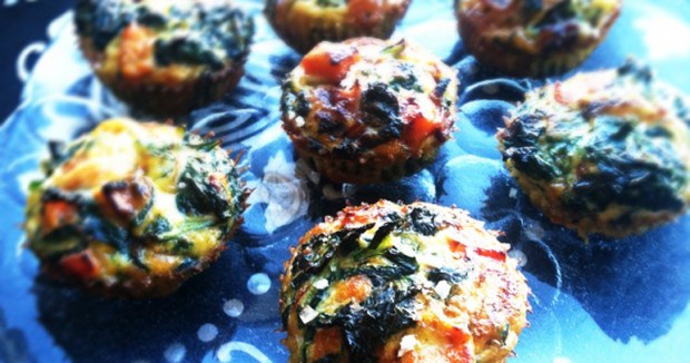 The Vegetable Diaries: Crustless Mini Quiche with Butternut Squash and Kale
