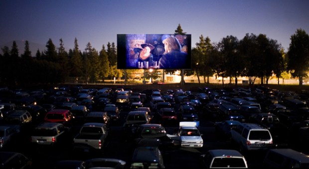 A "Drive-In" Theater for Bicyclists