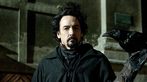 John Cusack a Pitch-Black Edgar Allan Poe in "The Raven"