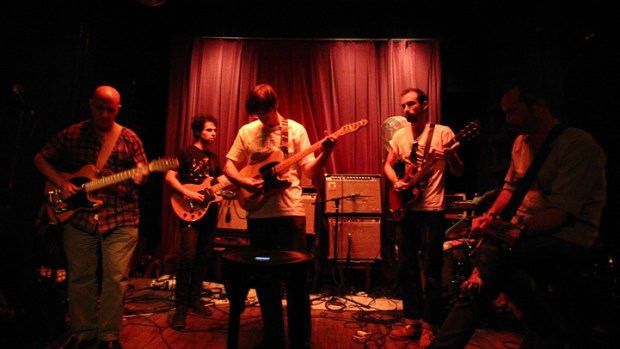Last Night at Union Pool: Man Forever Five-Guitar Ensemble