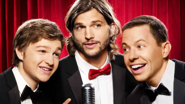 Kutcher Subs for Sheen in New “Men” Poster