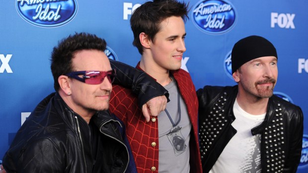 Bono and The Edge Do A "Spider-Man" Song on "Idol"