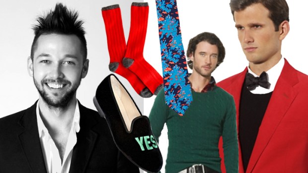 My Most Festive Ensemble: Chris Benz Reaches for Velvet Loafers, Cashmere Socks