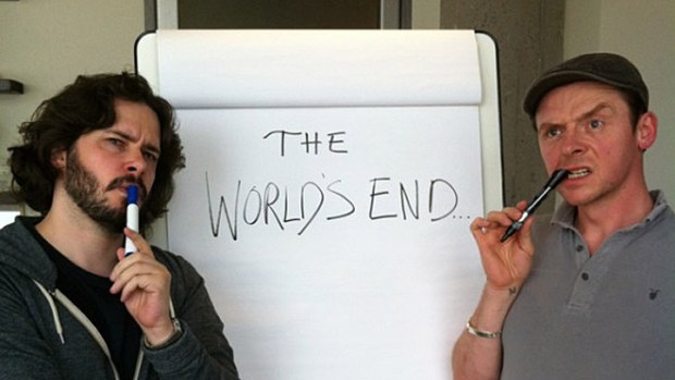 Edgar Wright, Simon Pegg and Nick Frost Plotting "World's End"
