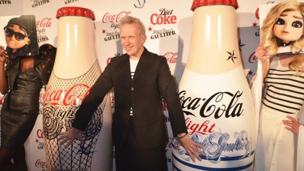 One Shot: Jean Paul Gaultier Unveils New Diet Coke Bottles