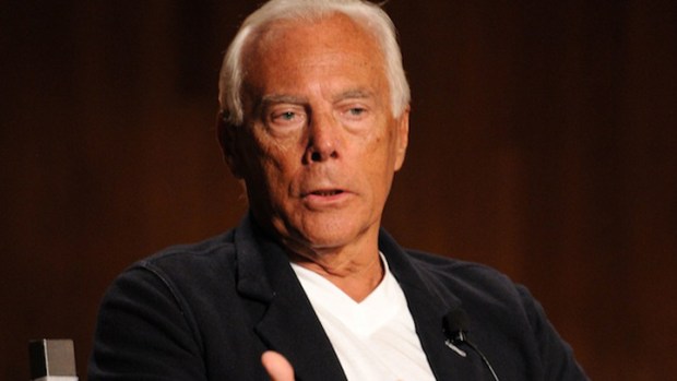 Armani Hates Hollywood, Thinks There's "No Genius Capable" of Replacing Him