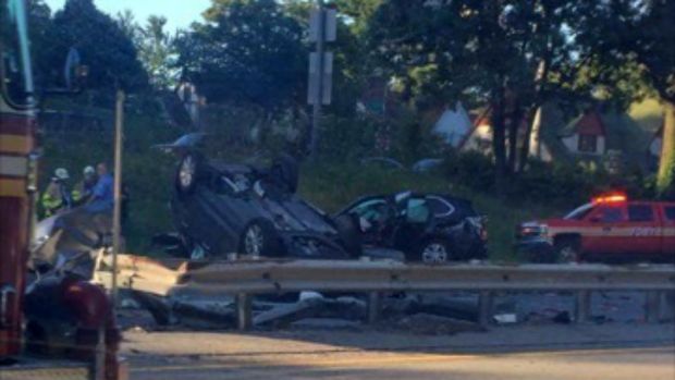Car pileup leaves two dead, multiple injured