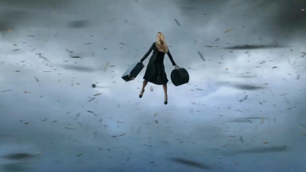 Watch It-Model Lara Stone Get Sucked Into a Twister Bound for Oz