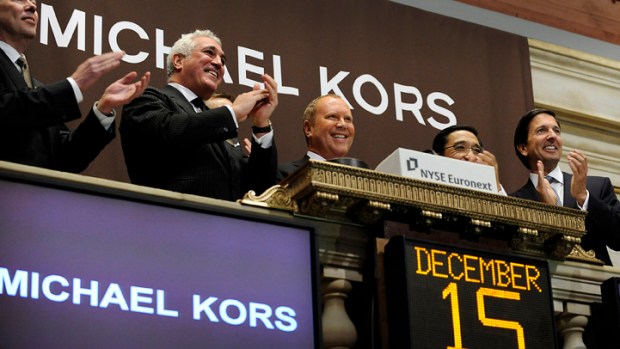 Michael Kors Makes Record Debut on New York Stock Exchange