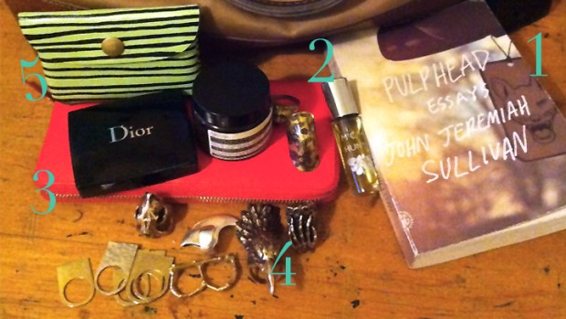 Purse Purge: The Shiny Squirrel Founder Stashes Roll-On Perfume, Subway Reads