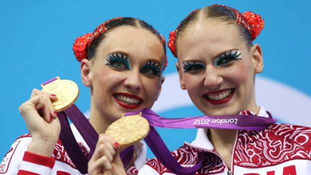 Synch Swimmers Rock Wild Eye Makeup
