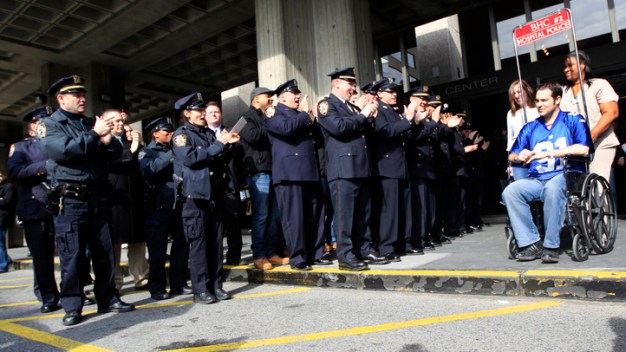 Shot NYPD Cop Recalls Alleged Gunman Saying 