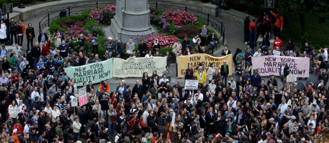 New Yorkers Take to the Streets to Protest Prop 8