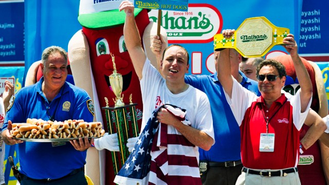 Nathan's Annual July 4 Hot Dog Eating Contest on Coney Island
