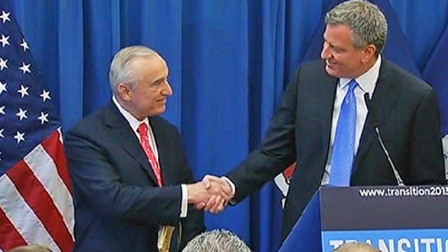 Bill Bratton is back for a return engagement as New York City's police commissioner. Mayor-elect Bill de Blasio made it official Thursday, announcing Bratton was his choice to replace Ray Kelly, who's been New York's top cop since 2002. Melissa Russo reports.