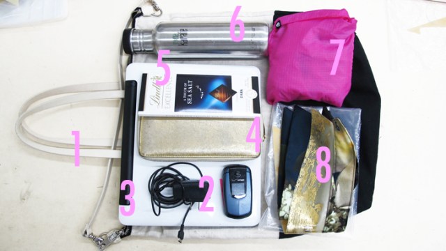 Purse Purge: Eleven Objects Designers Stash Sea Salt Chocolate, 