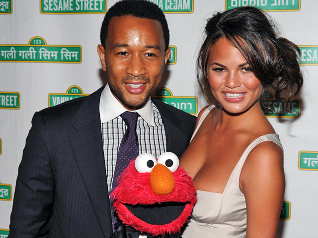 Last Night in NY: Elmo Hangs With John Legend