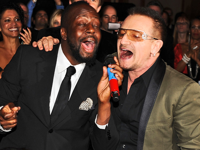 Last Night in NY: Bono, Wyclef & 