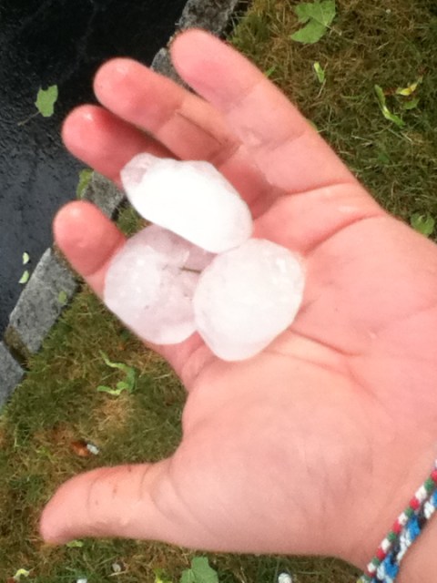 Summer Storm Photos: Hail Cracks Windshields