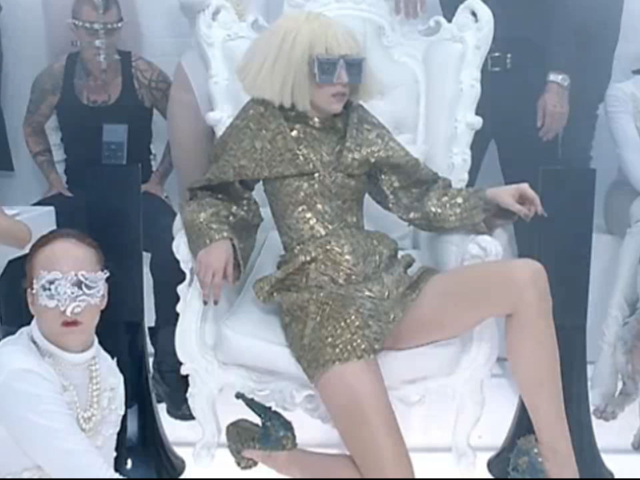 Razor Blades and Couture: Gaga's New Video