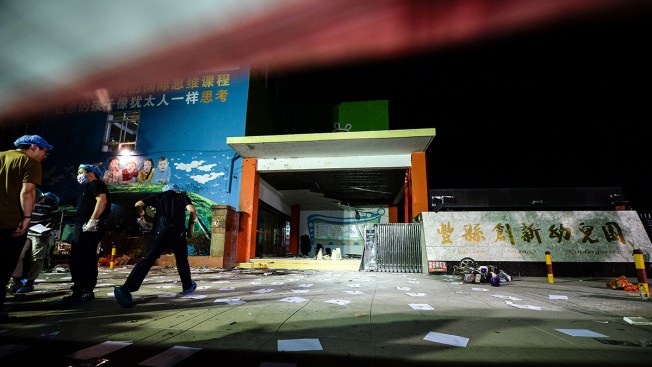 China kindergarten blast suspected crime; 8 dead China kindergarten blast suspected crime; 8 dead