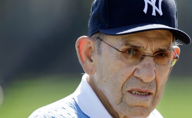 Yogi Berra Back at Ballpark After Fall