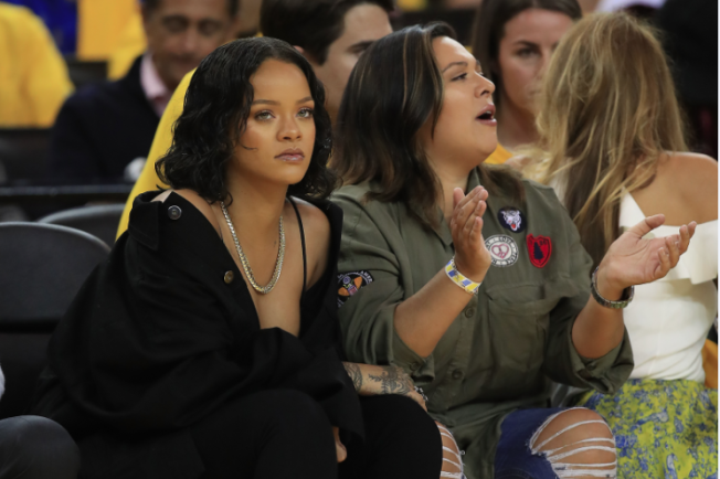 Rihanna star of National Basketball Association  finals opener