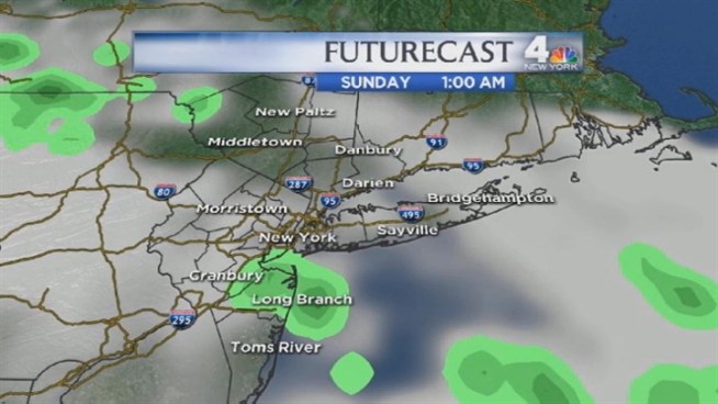 Raphael Miranda's late morning forecast for Saturday, June 9, including weather predictions for the Belmont Stakes. 