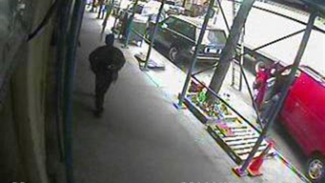 Surveillance video captures the suspect who attacked an 83-year-old man in his own home and stole his wallet, leaving him with injuries that ultimately caused his death.