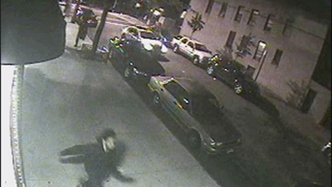 Police have released this surveillance video of two suspects wanted in an armed robbery Monday, June 11. One of them is also wanted in the attempted murder of a police officer when he shot at officers just after midnight Tuesday in the Bronx. 