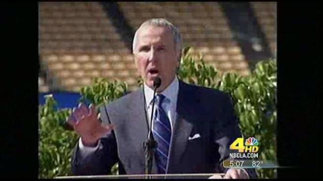 Dodgers Owner Frank McCourt calls Bud Selig's decision to seize the team un-American while Tom Schieffer, the monitor appointed by Selig to oversee the day to day operations of the ball club meets the media for the 1st time..