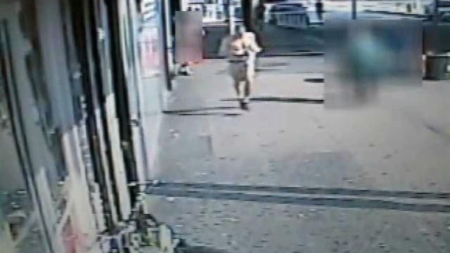 Police are searching for the man on this video, wanted for a pair of robberies in south central Queens last Tuesday, Aug. 2. Anyone with information is asked to call Crime Stoppers at 800-577-TIPS.
