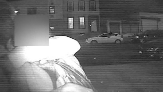 Police have released this surveillance video of a woman being robbed as she entered an apartment in the Bedford-Stuyvesant section of Brooklyn April 9. Anyone who recognizes the suspect is asked to call Crime Stoppers at 800-577-TIPS or at nypdcrimestoppers.com.