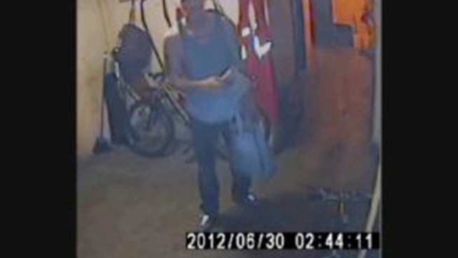 Police are searching for a man who allegedly broke into a Manhattan restaurant.